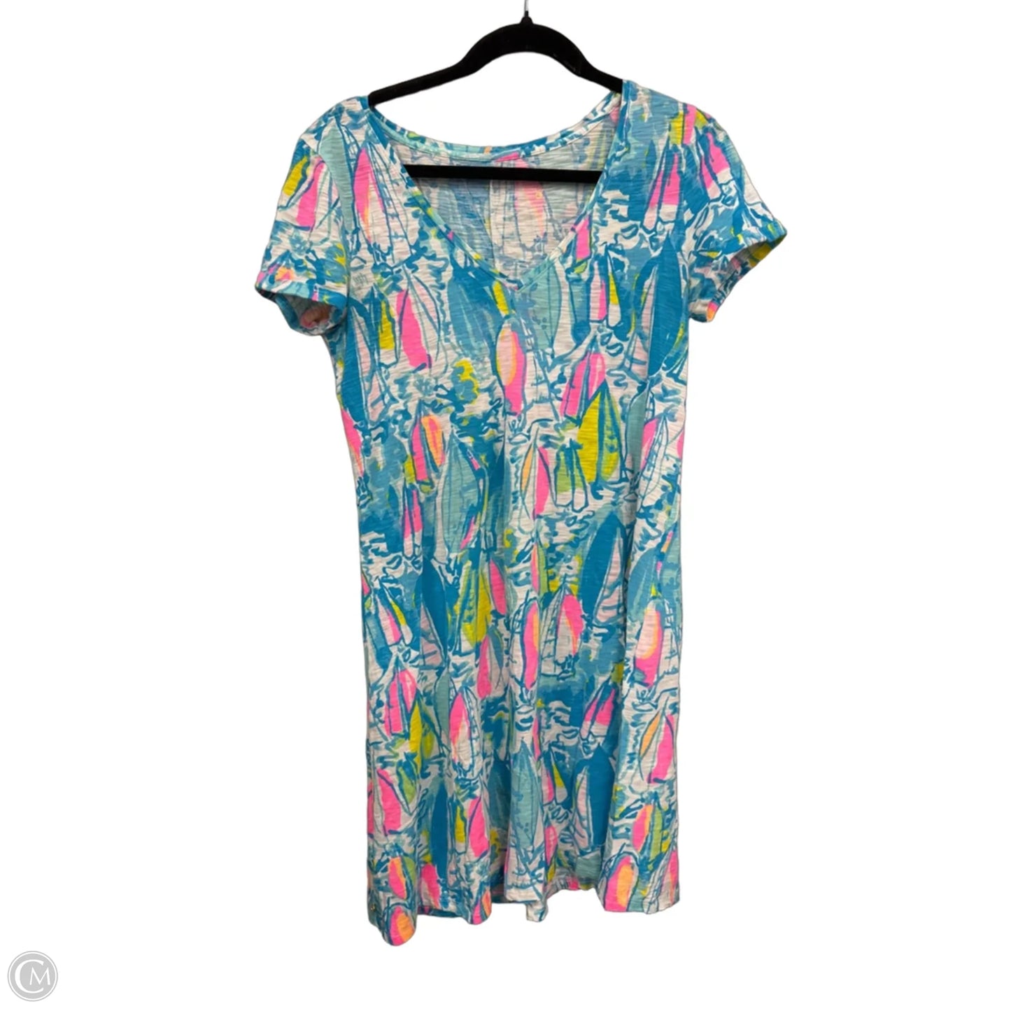 Dress Designer By Lilly Pulitzer In Blue & Pink, Size: S