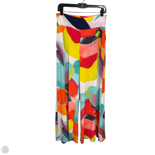 Pants Wide Leg By Clothes Mentor In Blue & Yellow, Size: M