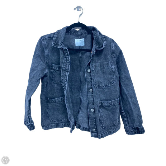 Jacket Denim By Old Navy In Grey, Size: M