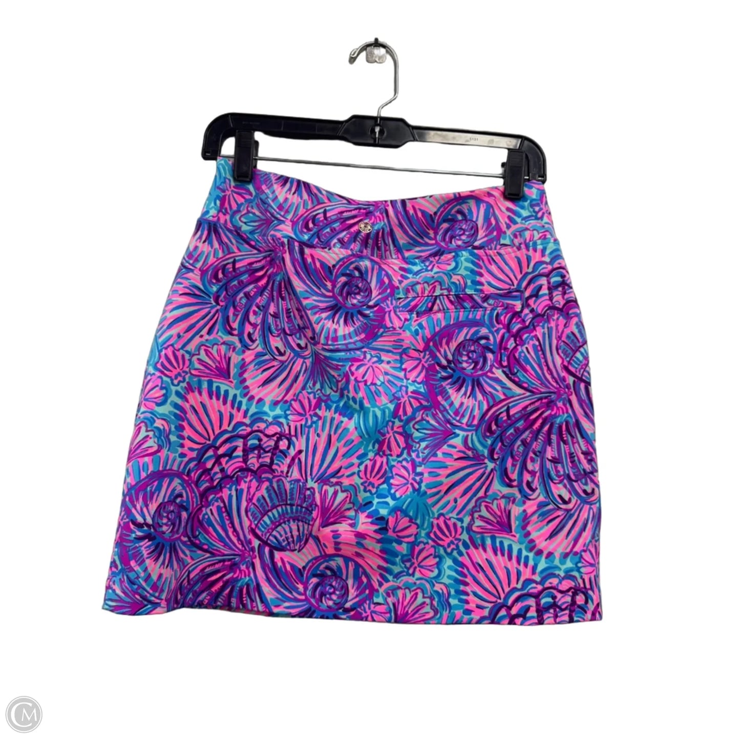 Skort Designer By Lilly Pulitzer In Blue & Purple, Size: 0