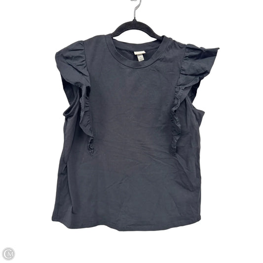 Top Short Sleeve By A New Day In Black, Size: L