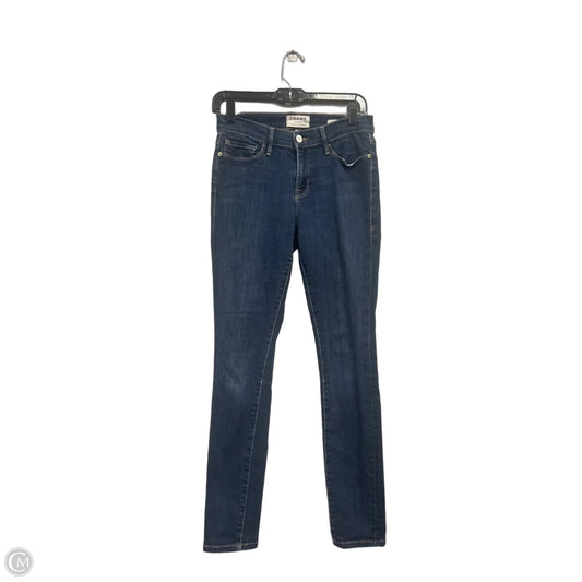 Jeans Skinny By Frame In Blue, Size: 8