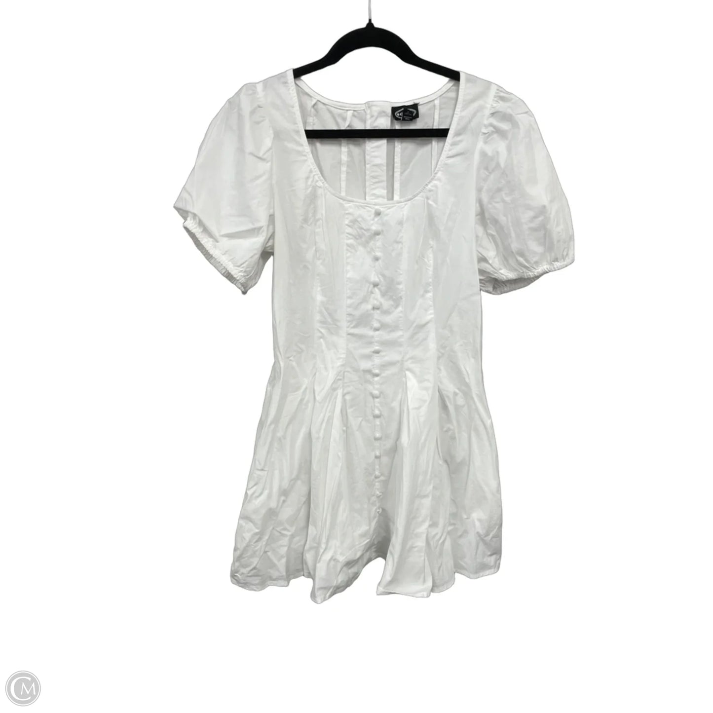 Dress Casual Short By Scoop In White, Size: L