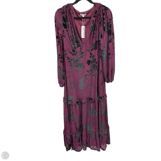 Dress Casual Maxi By Baltic Born In Black & Purple, Size: L