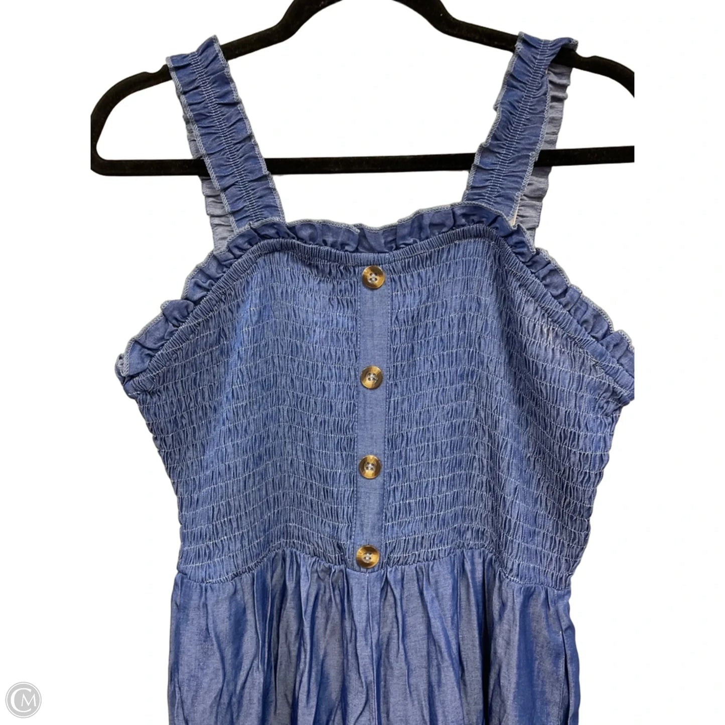 Jumpsuit By Clothes Mentor In Blue, Size: Xl