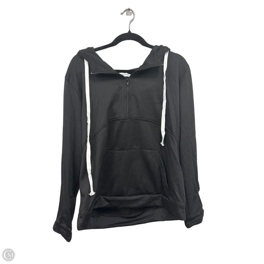 Sweatshirt Hoodie By Misslook In Black, Size: L