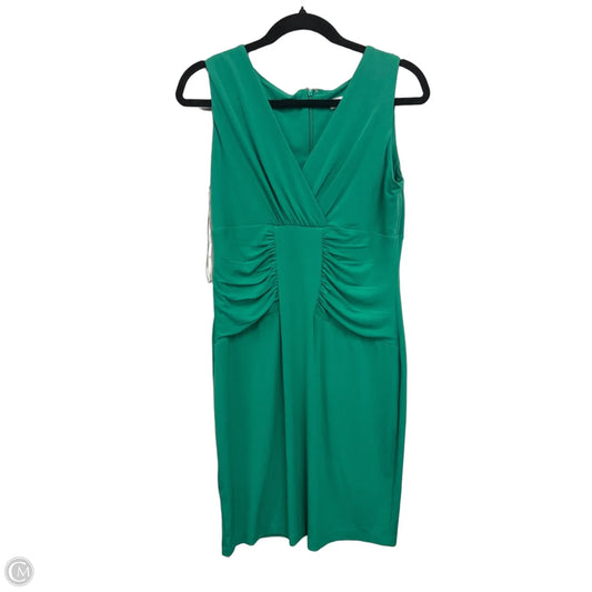 Dress Casual Midi By Calvin Klein In Green, Size: 8