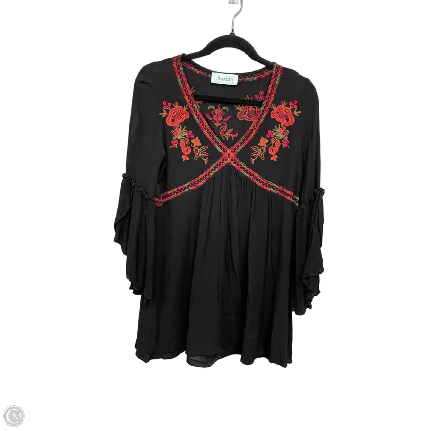 Dress Casual Short By Clothes Mentor In Black & Pink, Size: S