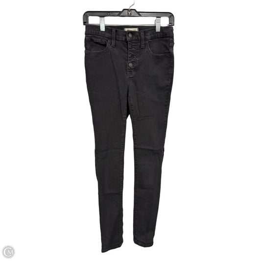 Jeans Skinny By Madewell In Black, Size: 2