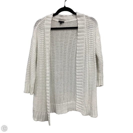 Sweater Cardigan By Talbots In White, Size: M