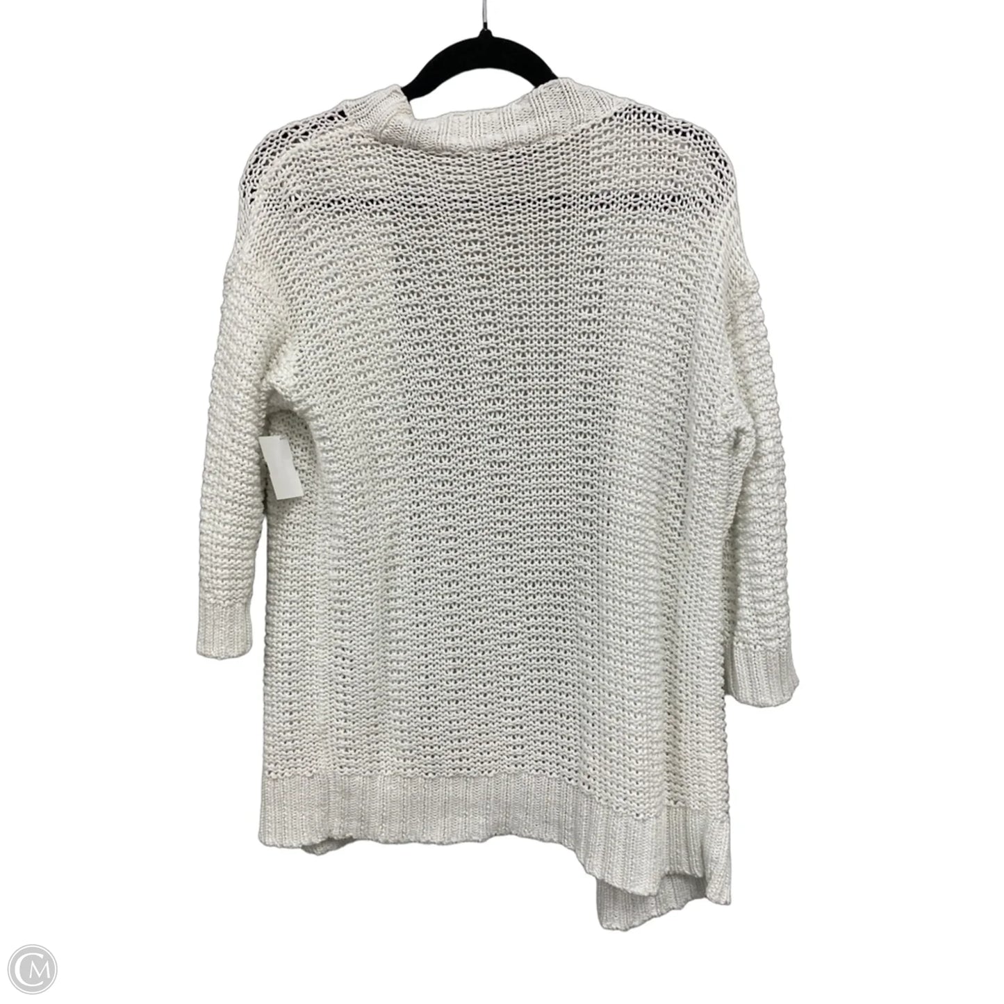 Sweater Cardigan By Talbots In White, Size: M