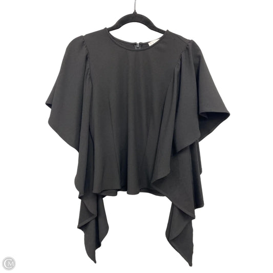 Top Long Sleeve By Leith In Black, Size: S