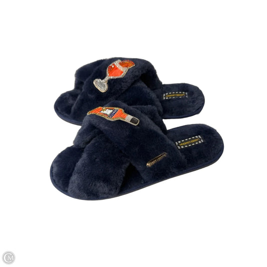 Slippers By Clothes Mentor In Blue & Orange, Size: 10