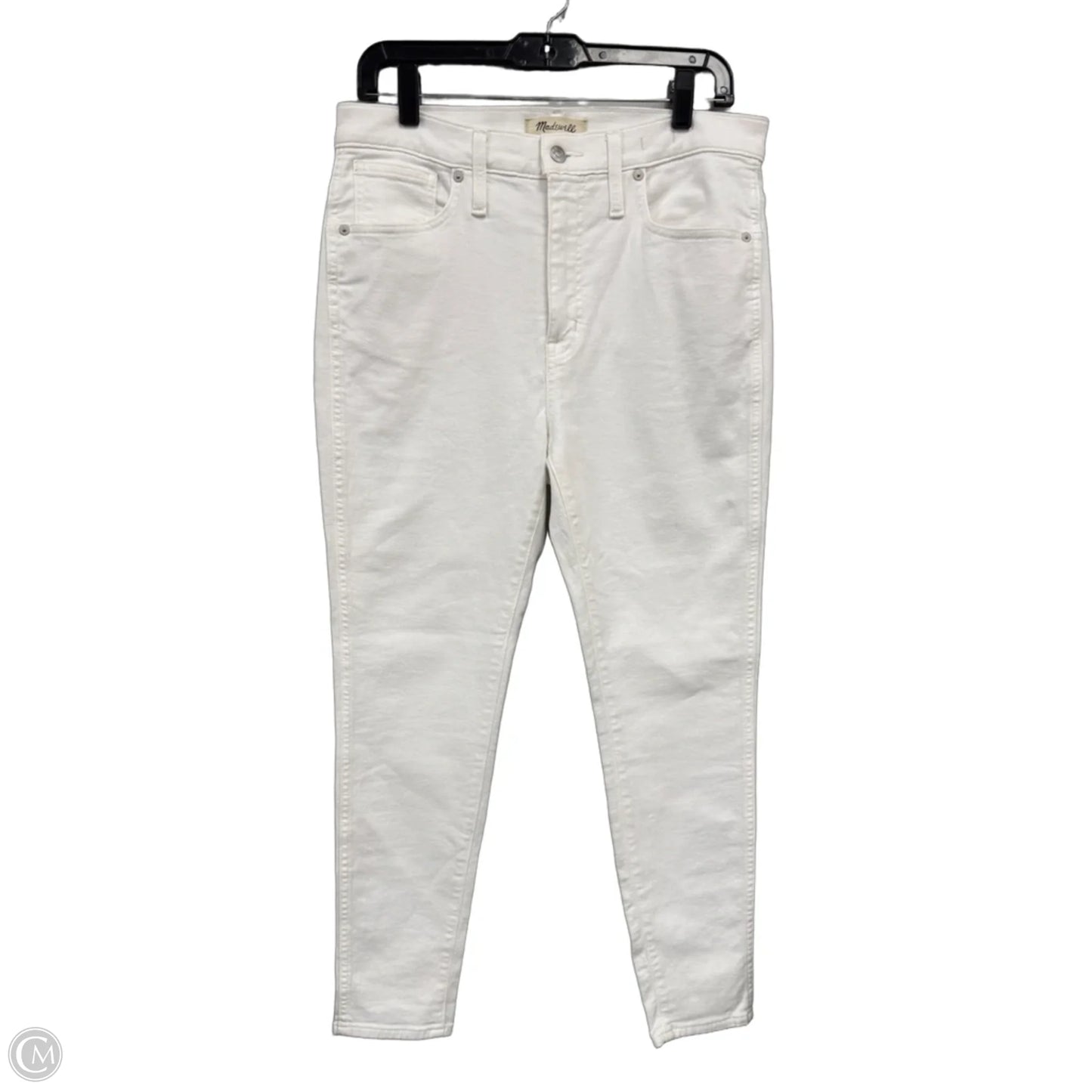 Jeans Skinny By Madewell In White, Size: 12p