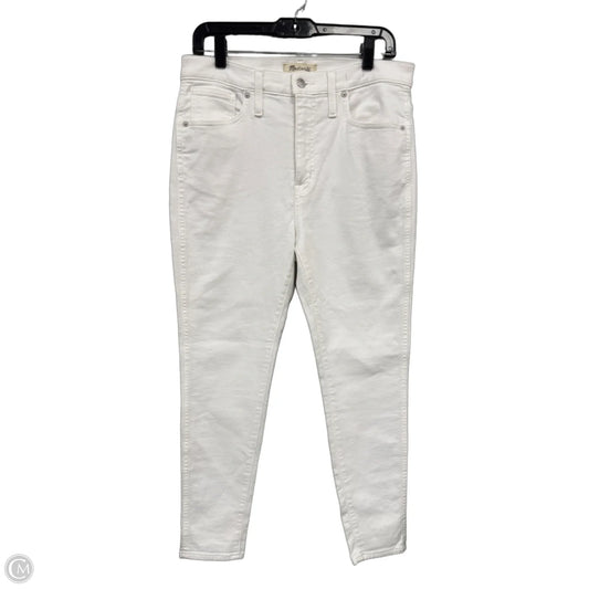 Jeans Skinny By Madewell In White, Size: 12p