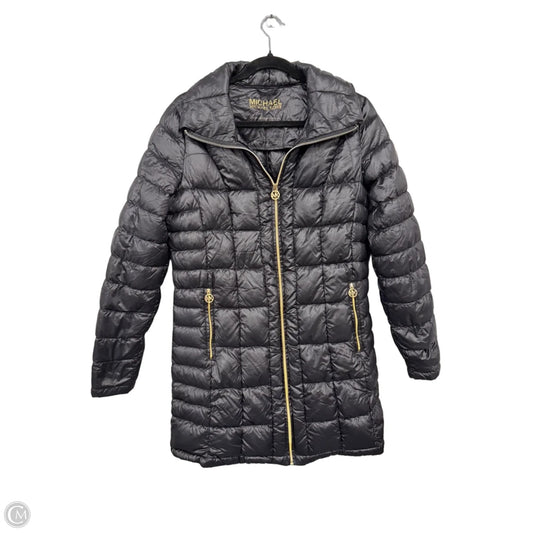 Jacket Puffer & Quilted By Michael By Michael Kors In Black, Size: L