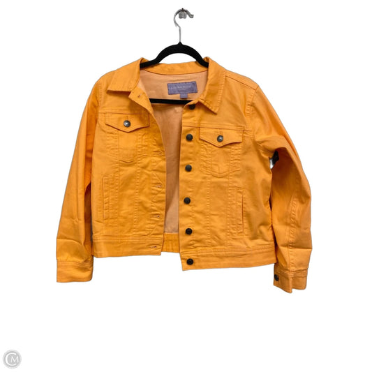 Jacket Denim By Laura Scott In Orange, Size: Mp