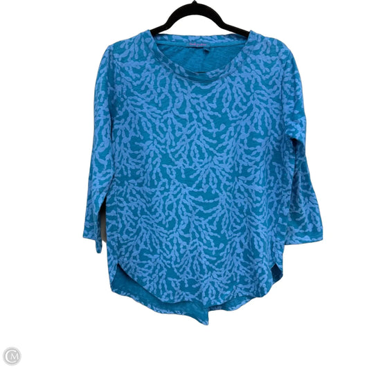 Top 3/4 Sleeve By Fresh Produce In Blue & Purple, Size: S