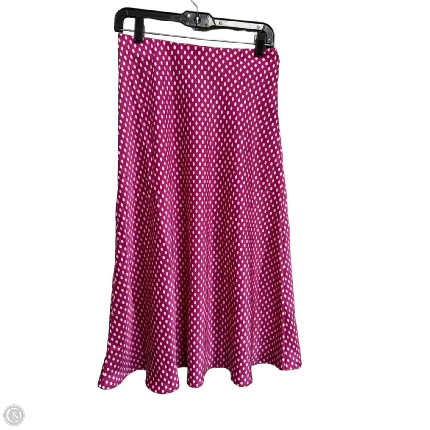 Skirt Midi By Talbots In Pink & White, Size: 2