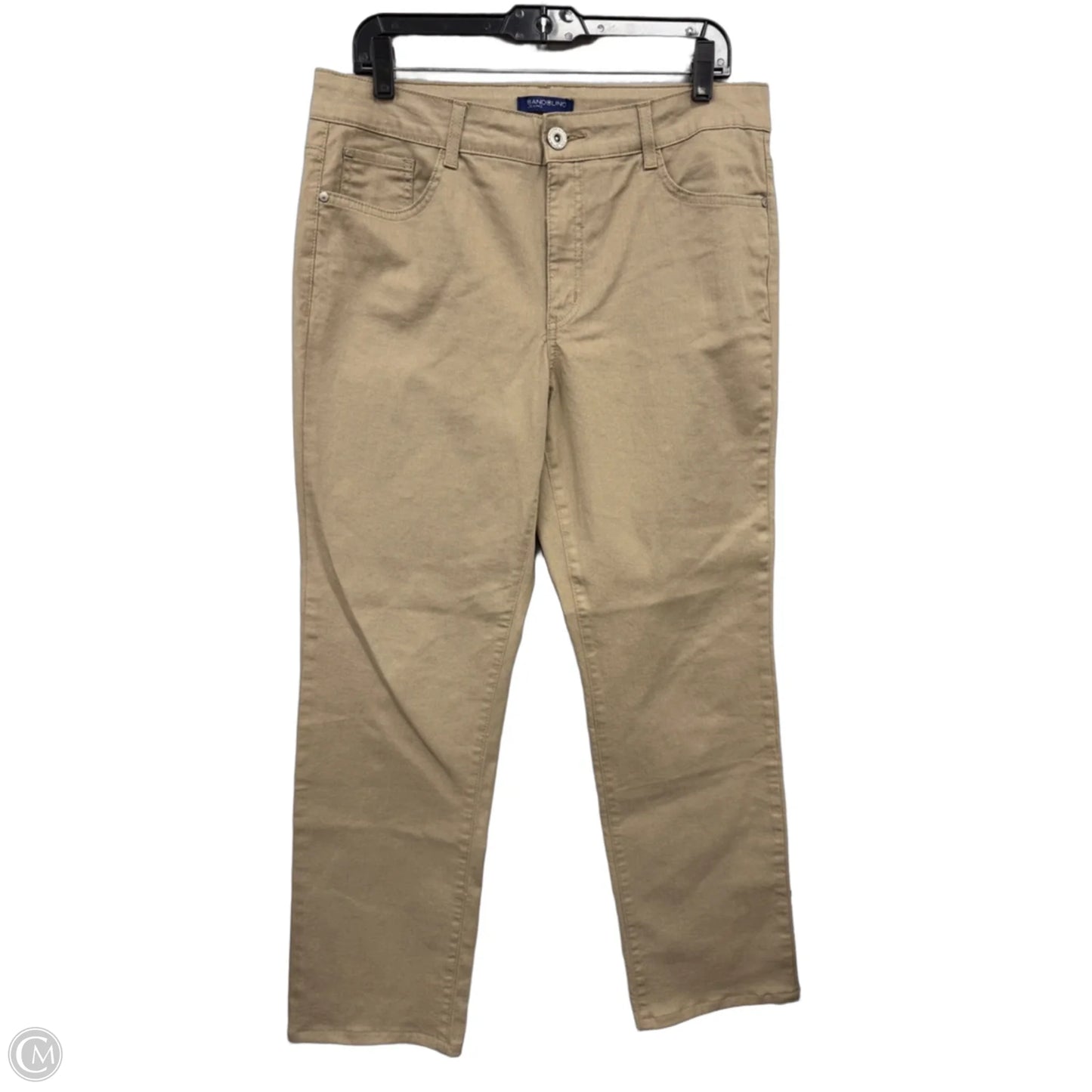 Jeans Straight By Bandolino In Tan, Size: 12