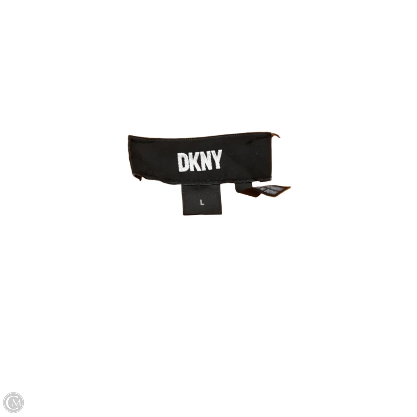 Top Short Sleeve By Dkny In Orange, Size: L