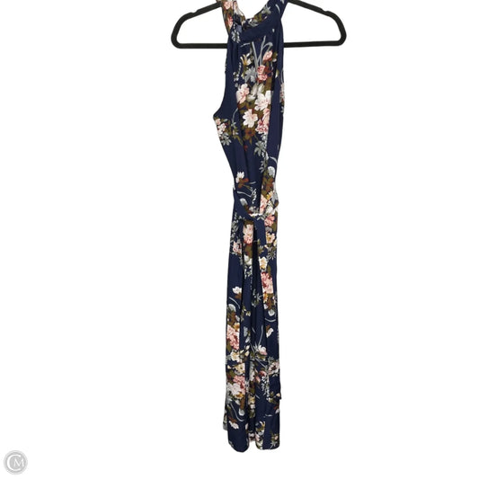 Dress Casual Maxi By Clothes Mentor In Blue & Pink, Size: M