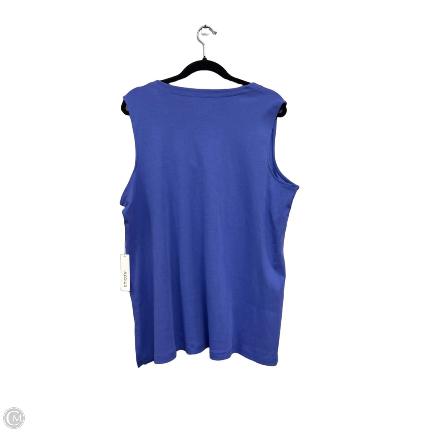 Top Sleeveless Basic By Chicos In Purple, Size: Xxl