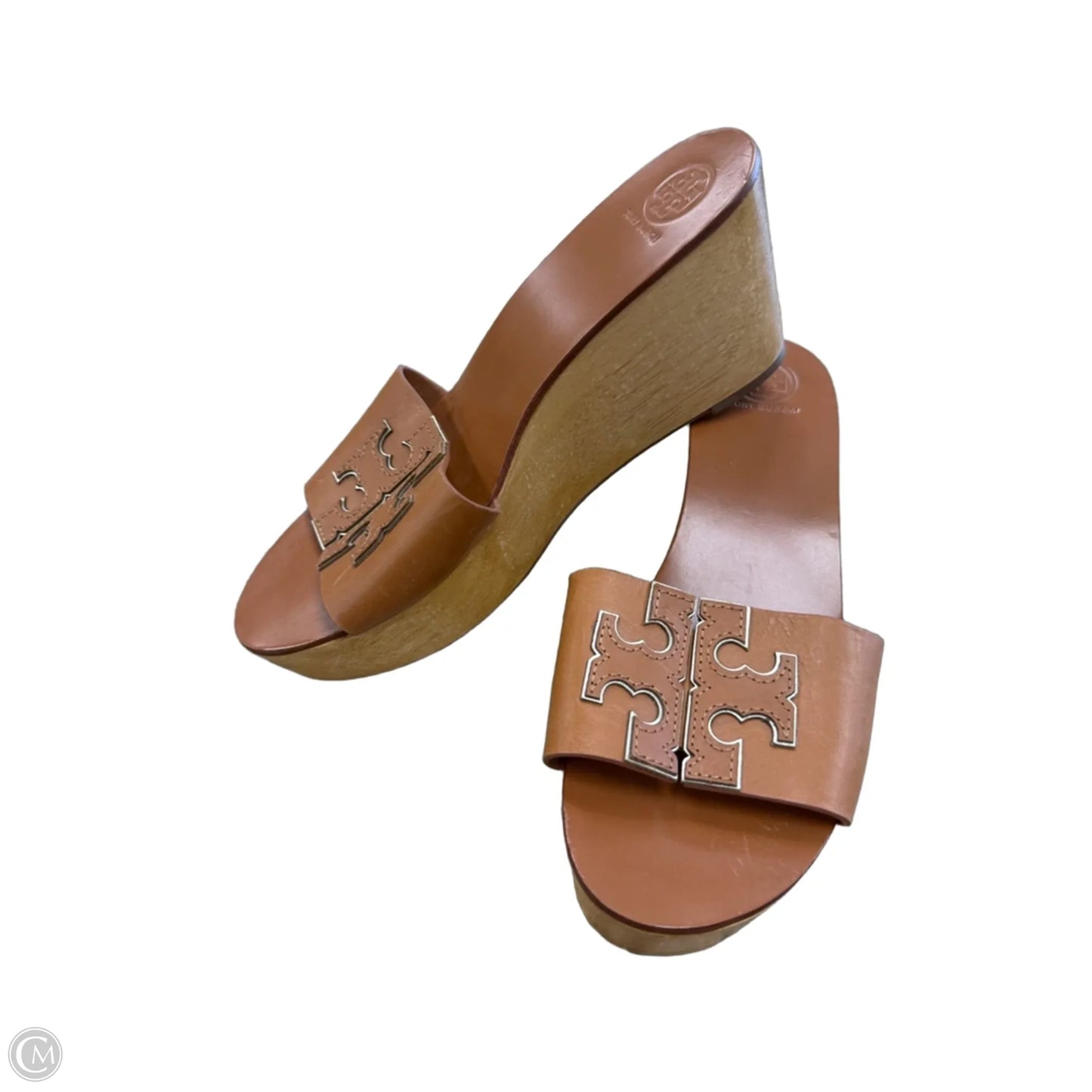 Sandals Designer By Tory Burch In Copper, Size: 8