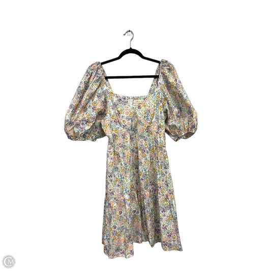 Dress Casual Short By Clothes Mentor In Gold & Purple, Size: L