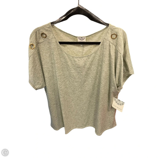 Top Short Sleeve By Clothes Mentor In Green, Size: 2x
