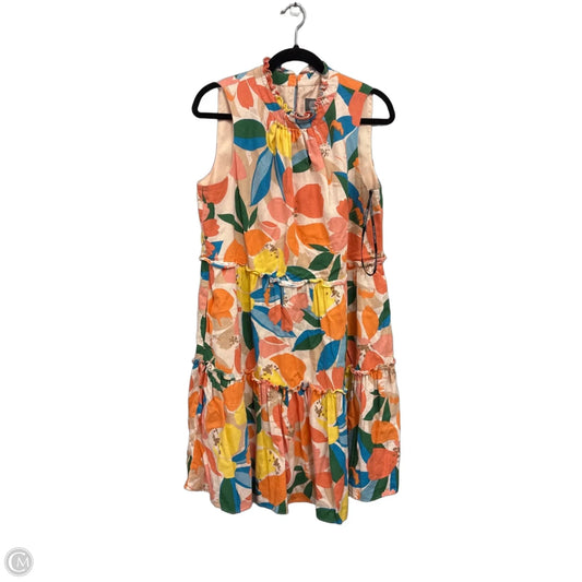 Dress Casual Midi By Vince Camuto In Blue & Orange, Size: 14