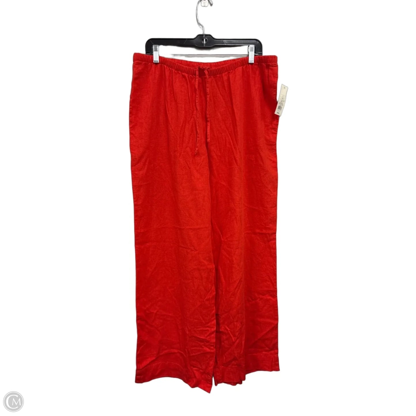 Pants Wide Leg By A New Day In Red, Size: L