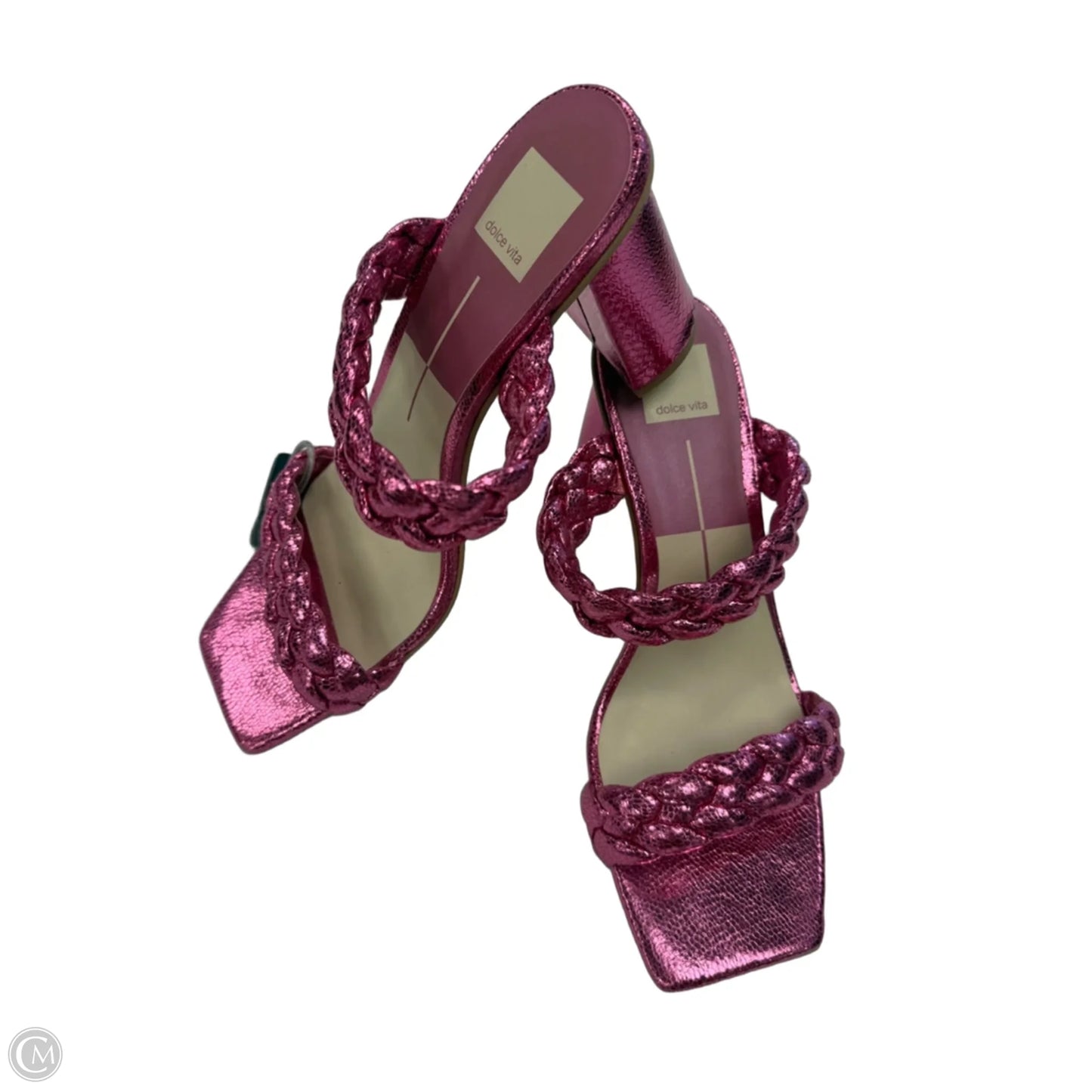 Sandals Heels Block By Dolce Vita In Pink, Size: 9.5