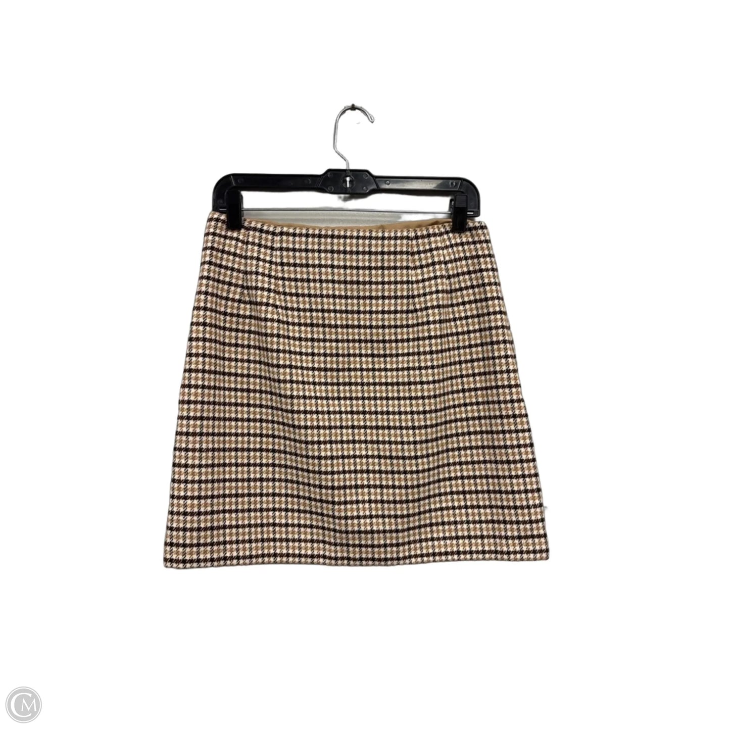 Skirt Mini & Short By Loft In Brown & Cream, Size: 4