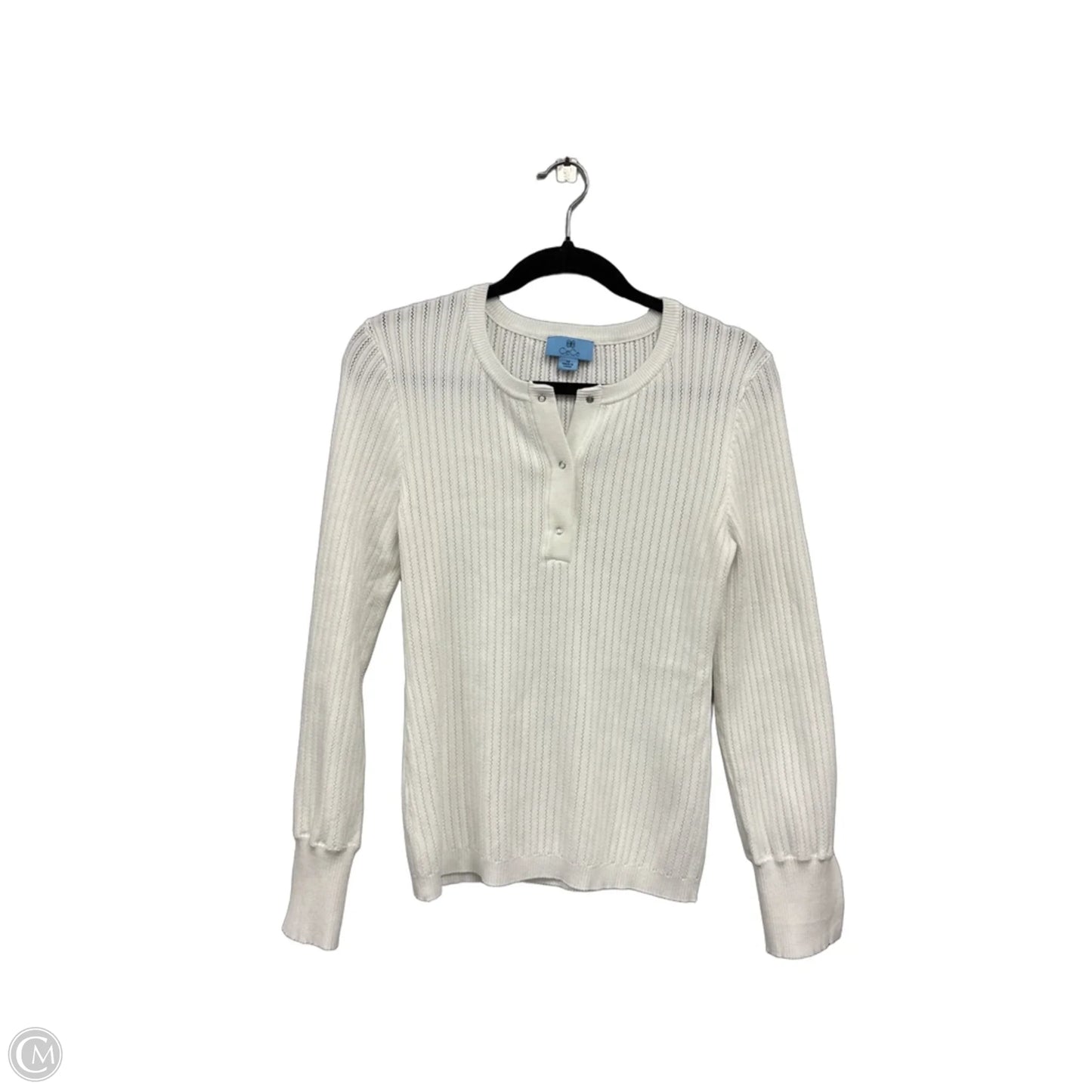 Sweater By Cece In White, Size: M