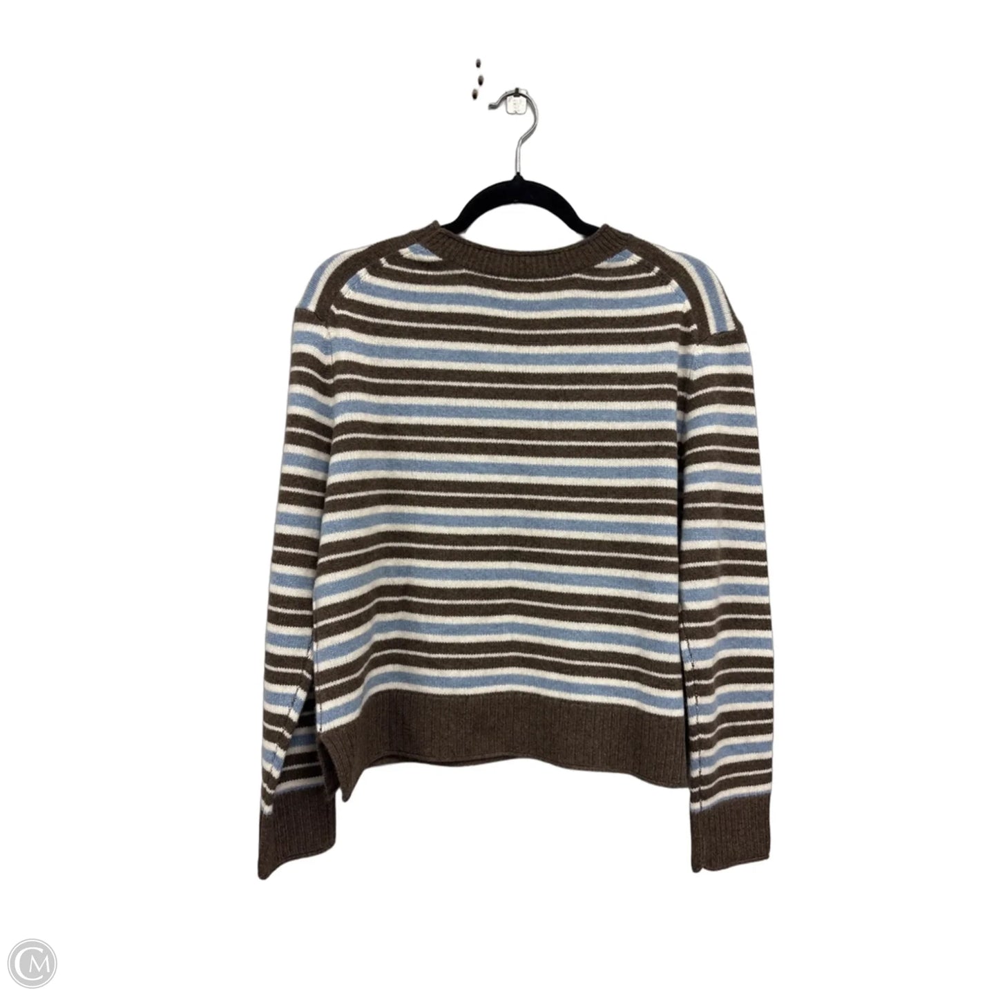 Sweater Cashmere By Quince In Blue & Brown, Size: S