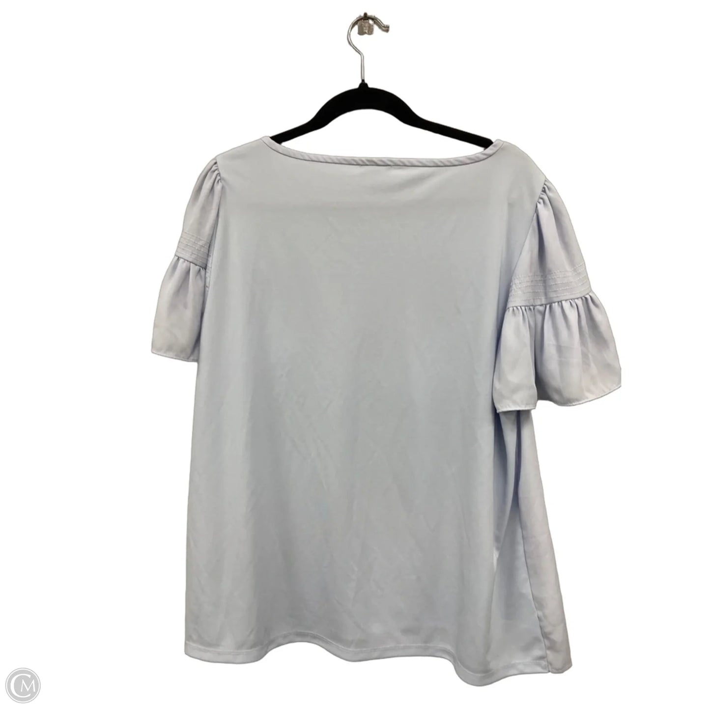 Top Short Sleeve By Ann Taylor In Blue, Size: Xl