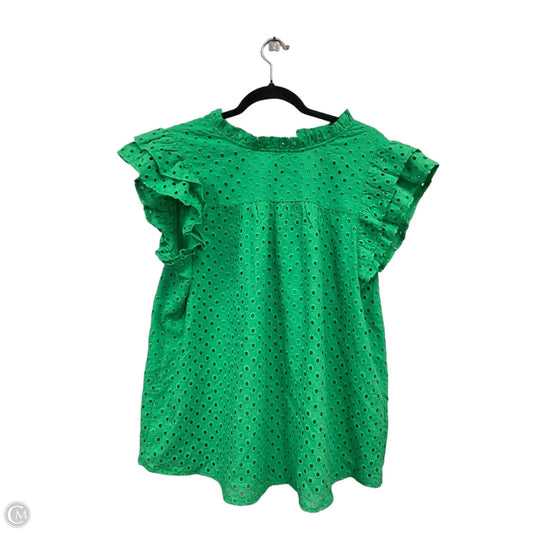 Top Short Sleeve By Btfbm In Green, Size: Xl