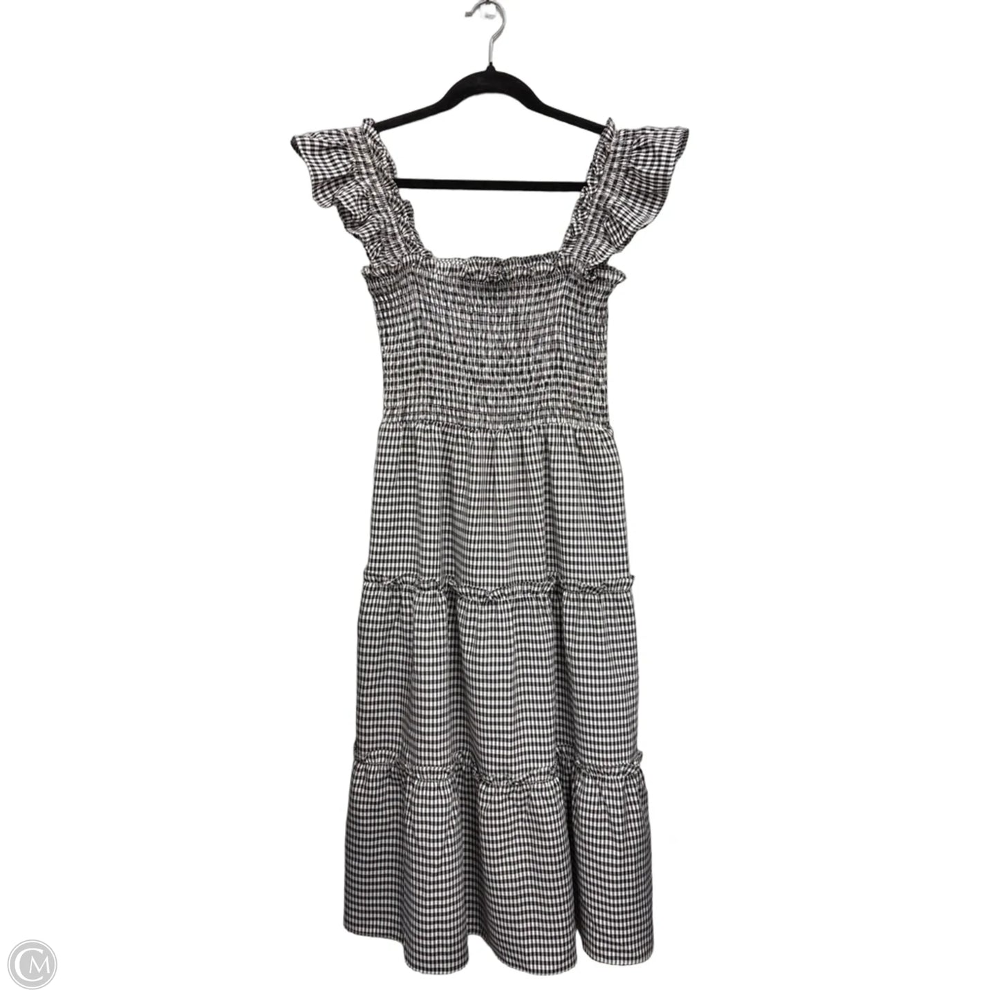 Dress Casual Midi By Sugar Lips In Black & White, Size: S