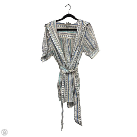Dress Casual Short By Cmc In Purple & Yellow, Size: M