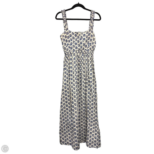 Dress Casual Maxi By En Creme In Blue & Cream, Size: M