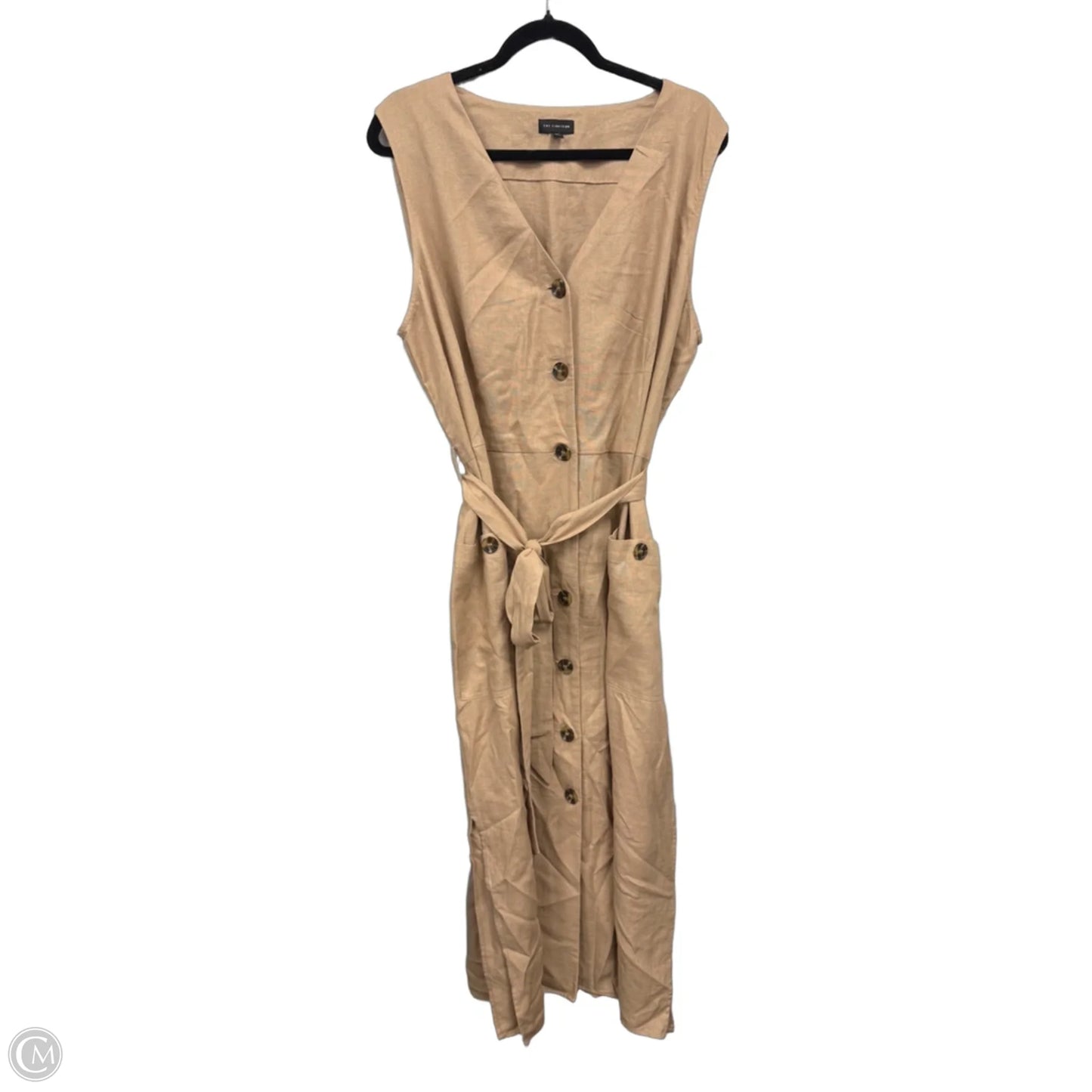 Dress Casual Maxi By Limited In Tan, Size: 2x