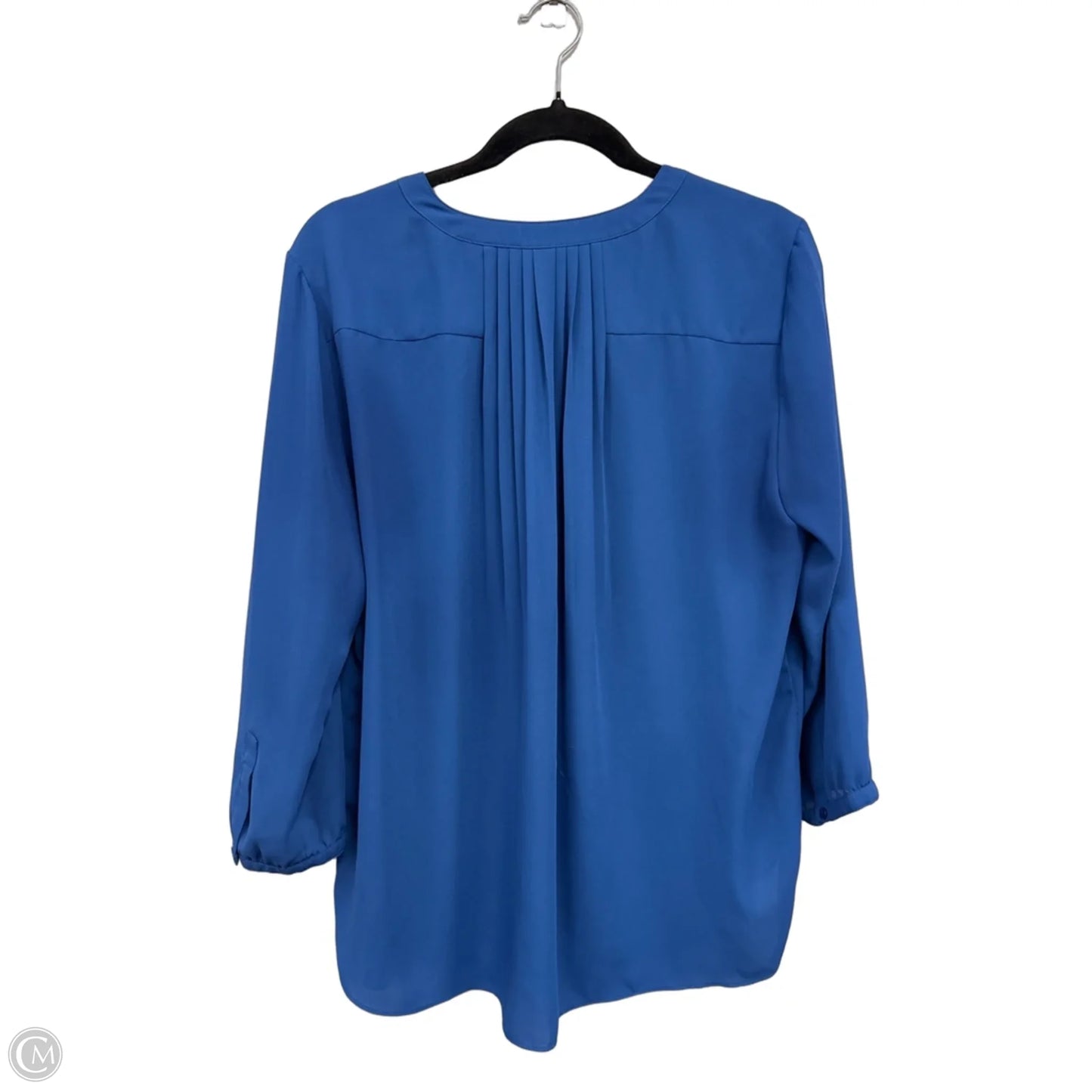 Top 3/4 Sleeve By Not Your Daughters Jeans In Blue, Size: L