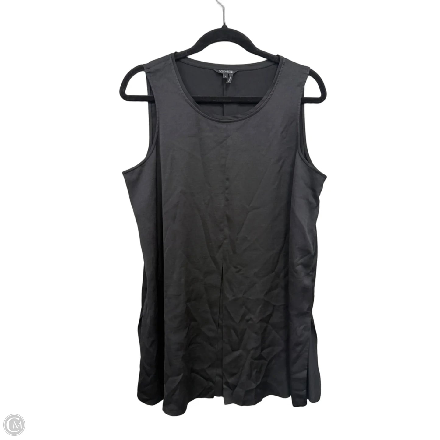 Top Sleeveless By Nic + Zoe In Black, Size: L