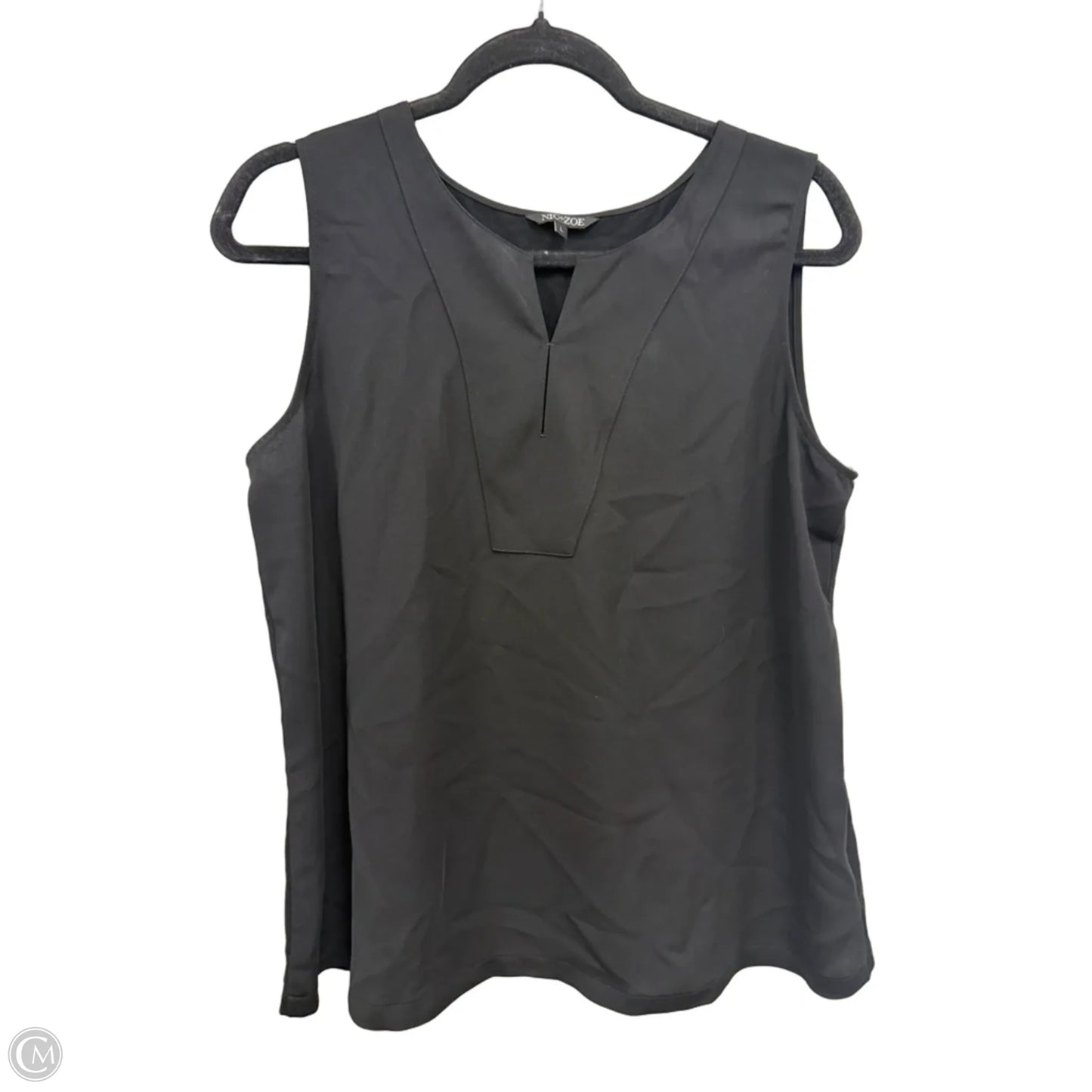 Top Sleeveless By Nic + Zoe In Black, Size: L