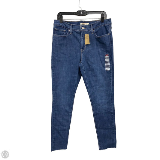 Jeans Skinny By Levis In Blue, Size: 12