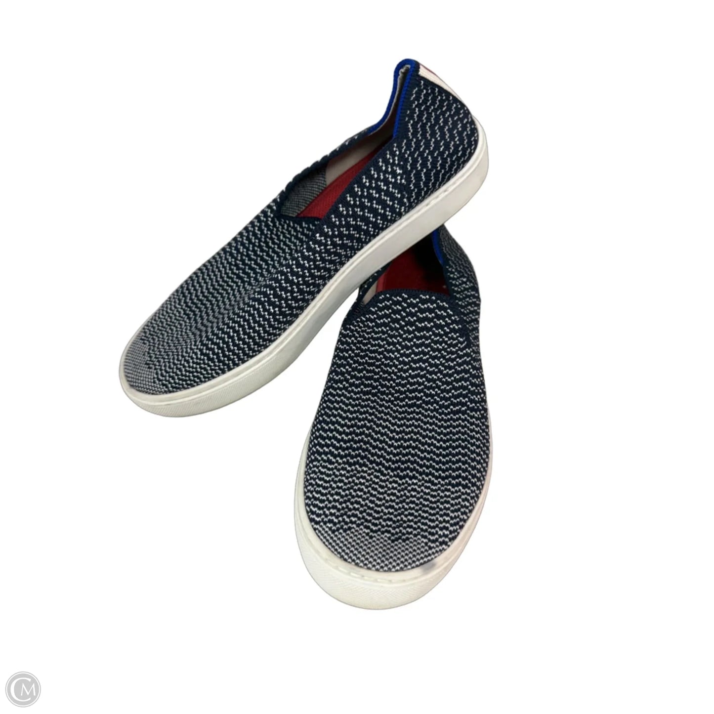 Shoes Flats By Rothys In Blue & Red & White, Size: 8