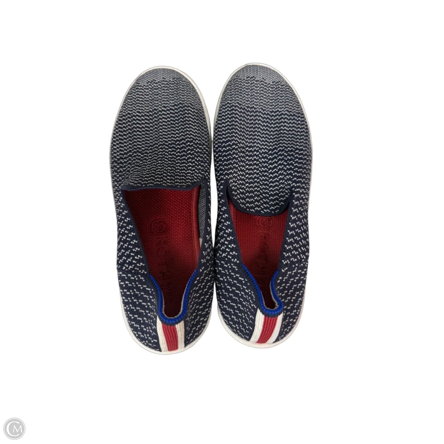 Shoes Flats By Rothys In Blue & Red & White, Size: 8