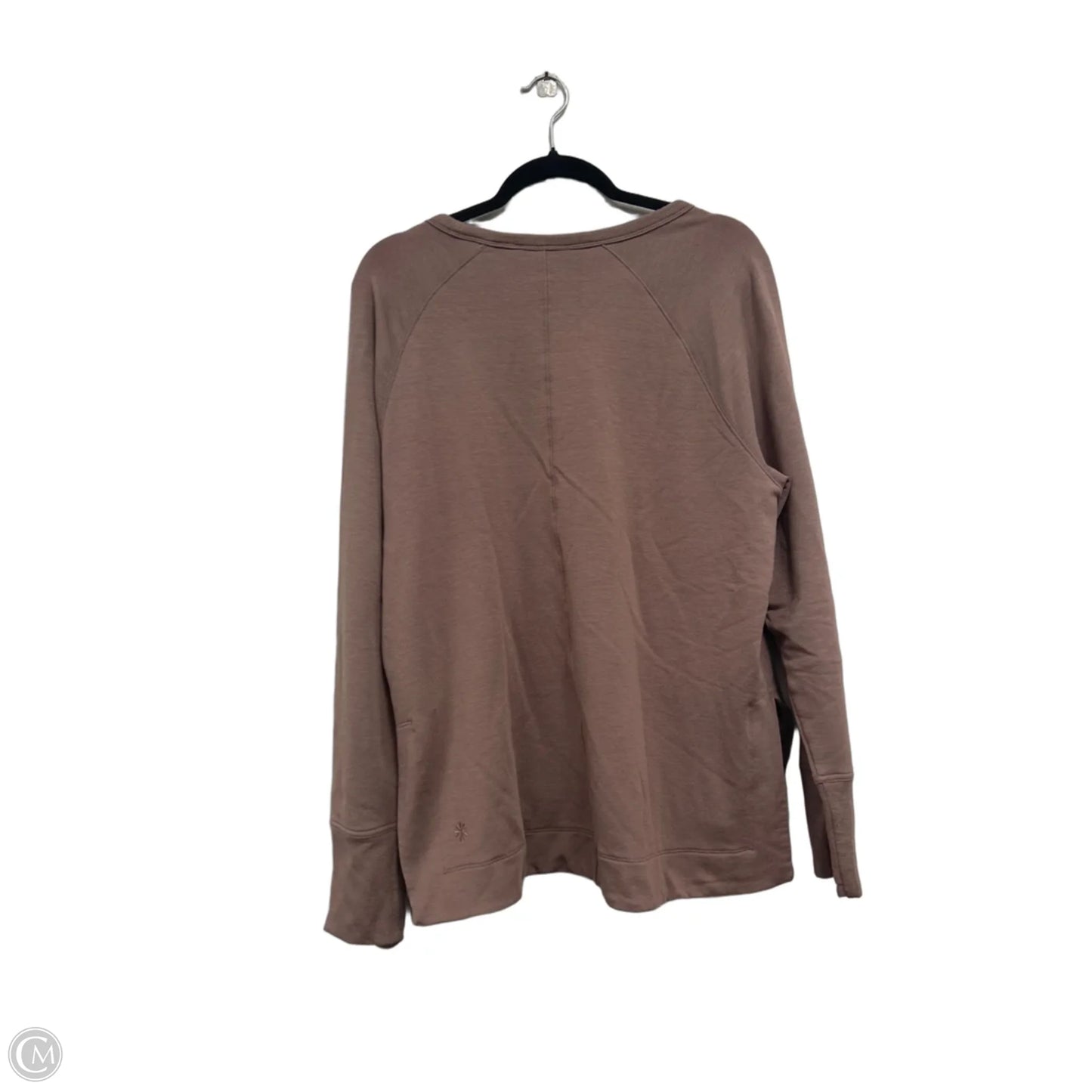 Athletic Sweatshirt Crewneck By Athleta In Mauve, Size: Lp