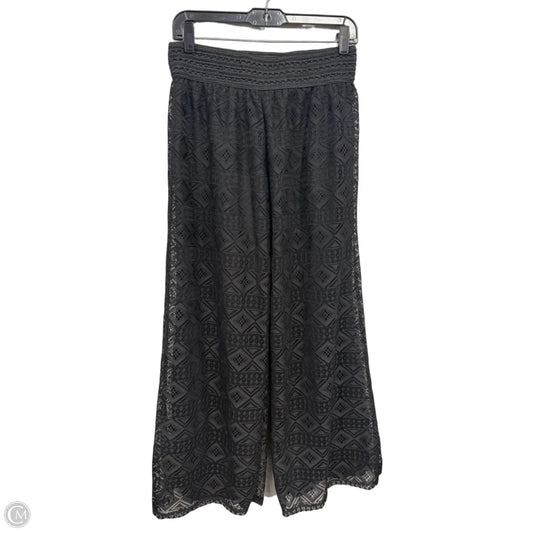 Pants Wide Leg By Copper Key In Black, Size: L